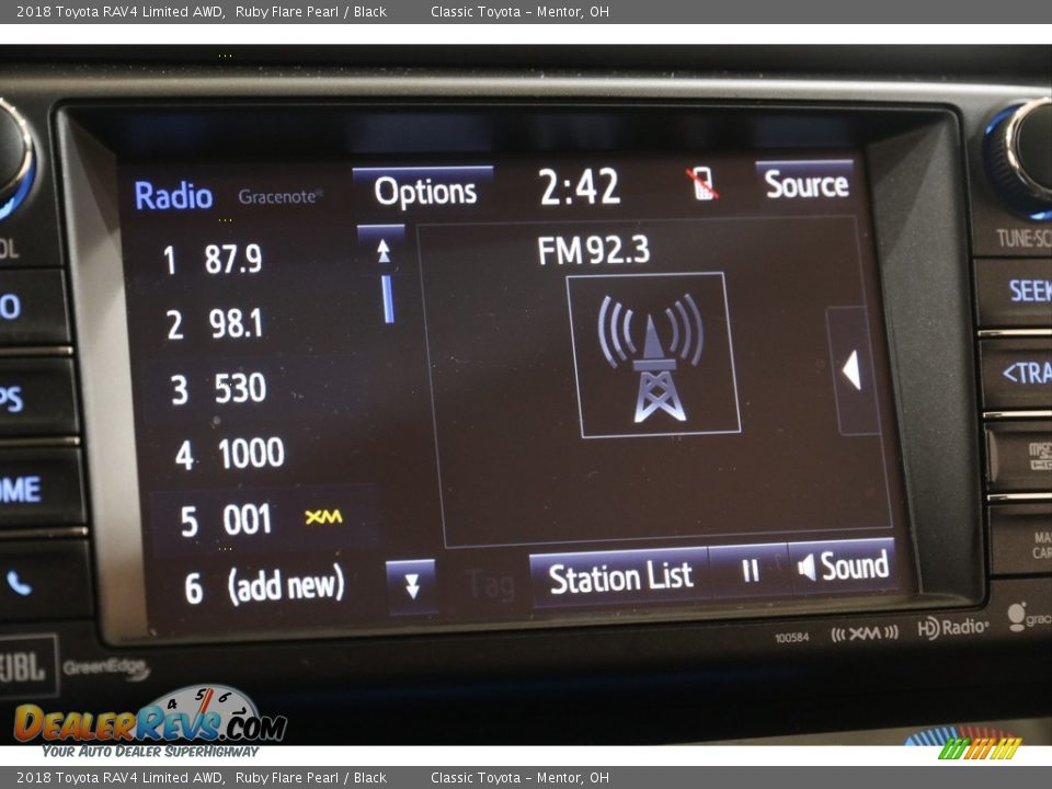 2018 Toyota RAV4 Limited AWD Ruby Flare Pearl / Black Photo #11
