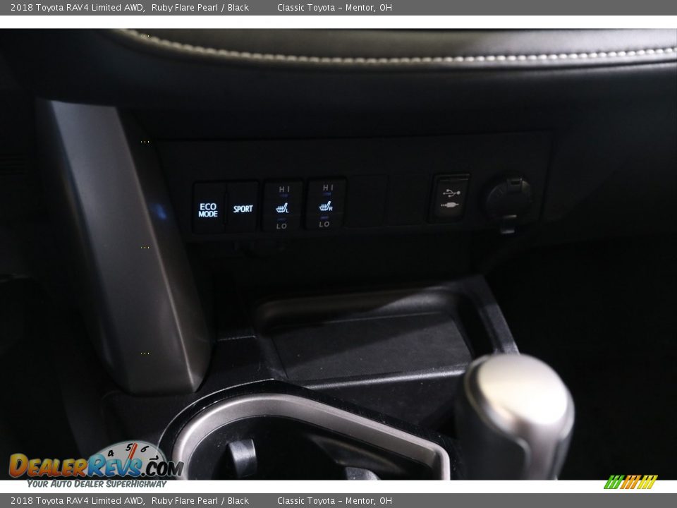 2018 Toyota RAV4 Limited AWD Ruby Flare Pearl / Black Photo #13