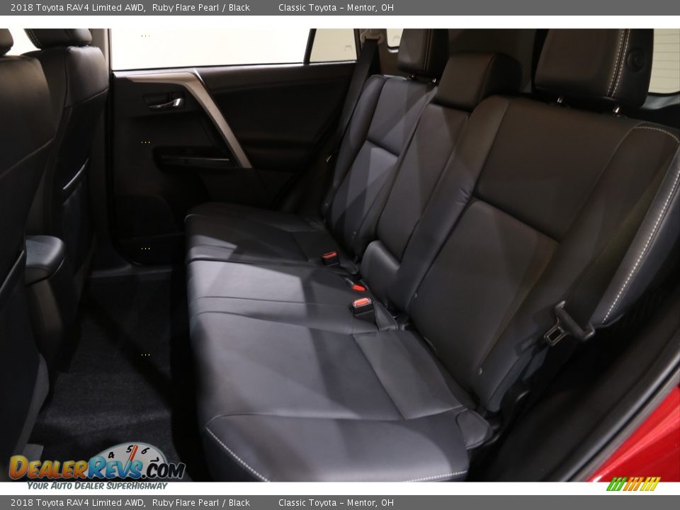 2018 Toyota RAV4 Limited AWD Ruby Flare Pearl / Black Photo #17