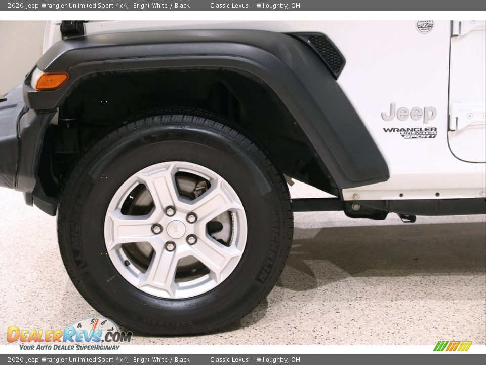 2020 Jeep Wrangler Unlimited Sport 4x4 Bright White / Black Photo #19