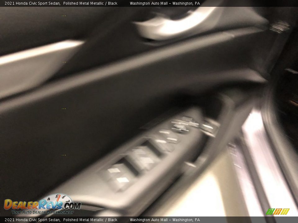 2021 Honda Civic Sport Sedan Polished Metal Metallic / Black Photo #9