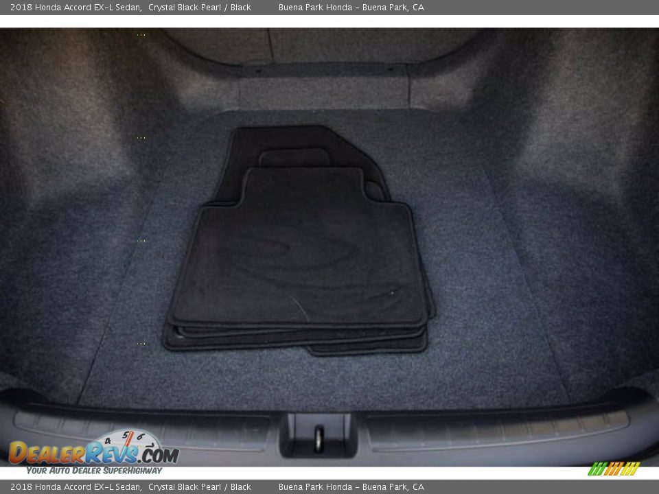 2018 Honda Accord EX-L Sedan Crystal Black Pearl / Black Photo #20
