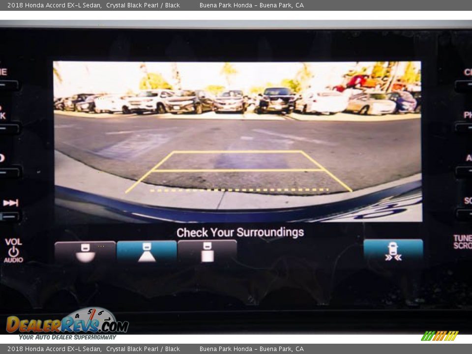 2018 Honda Accord EX-L Sedan Crystal Black Pearl / Black Photo #26