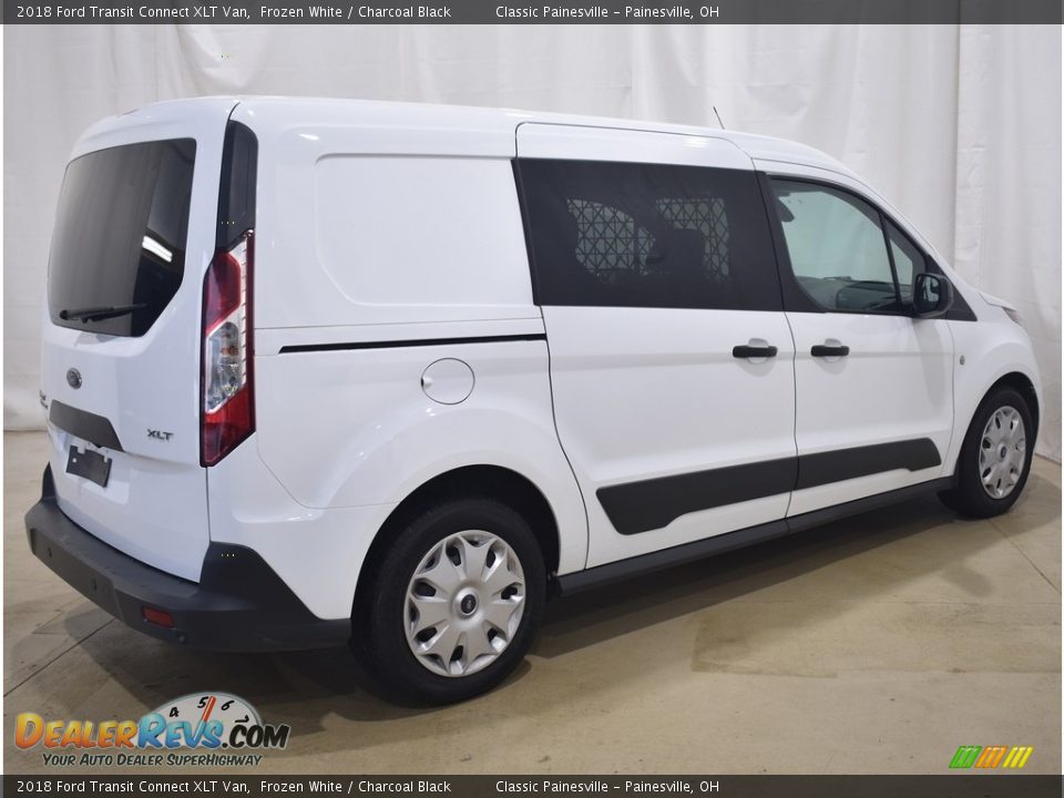 2018 Ford Transit Connect XLT Van Frozen White / Charcoal Black Photo #2