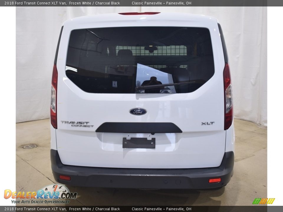 2018 Ford Transit Connect XLT Van Frozen White / Charcoal Black Photo #3