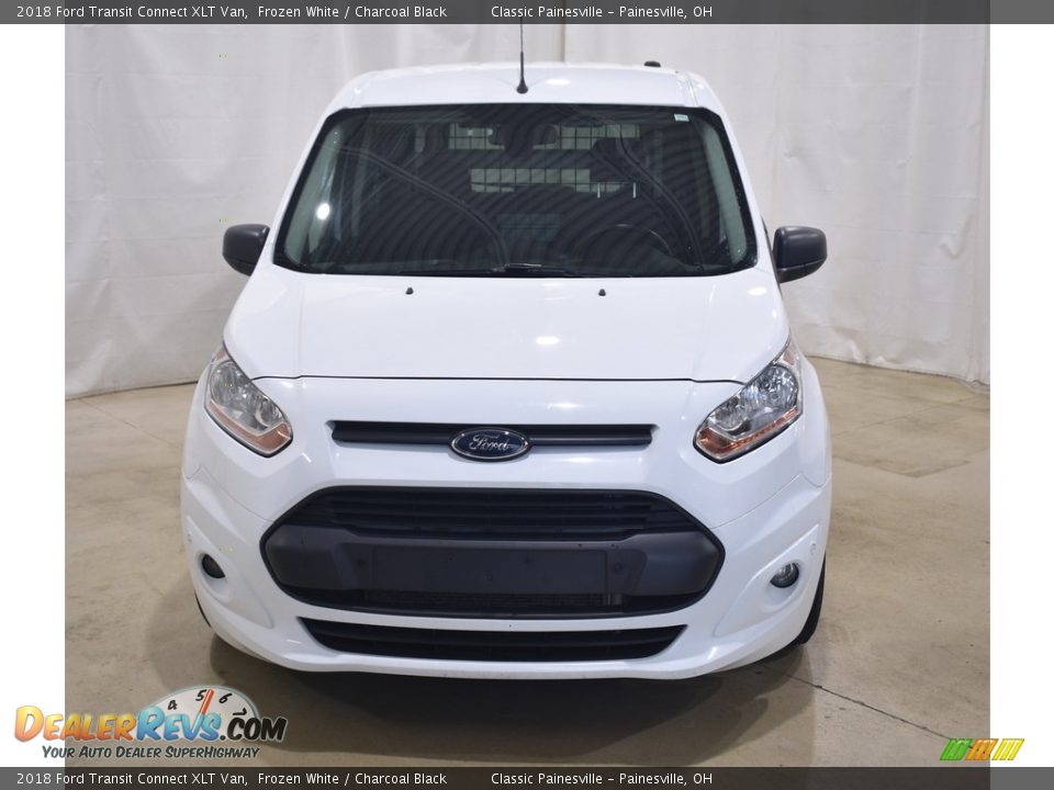 2018 Ford Transit Connect XLT Van Frozen White / Charcoal Black Photo #4