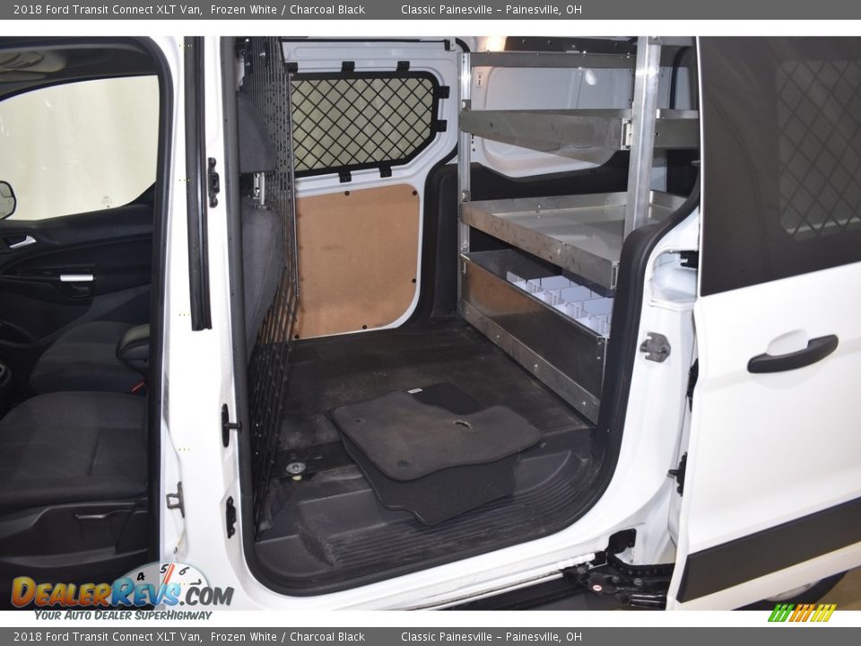 2018 Ford Transit Connect XLT Van Frozen White / Charcoal Black Photo #7