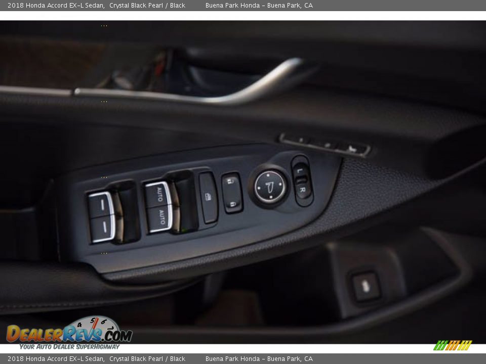 2018 Honda Accord EX-L Sedan Crystal Black Pearl / Black Photo #29