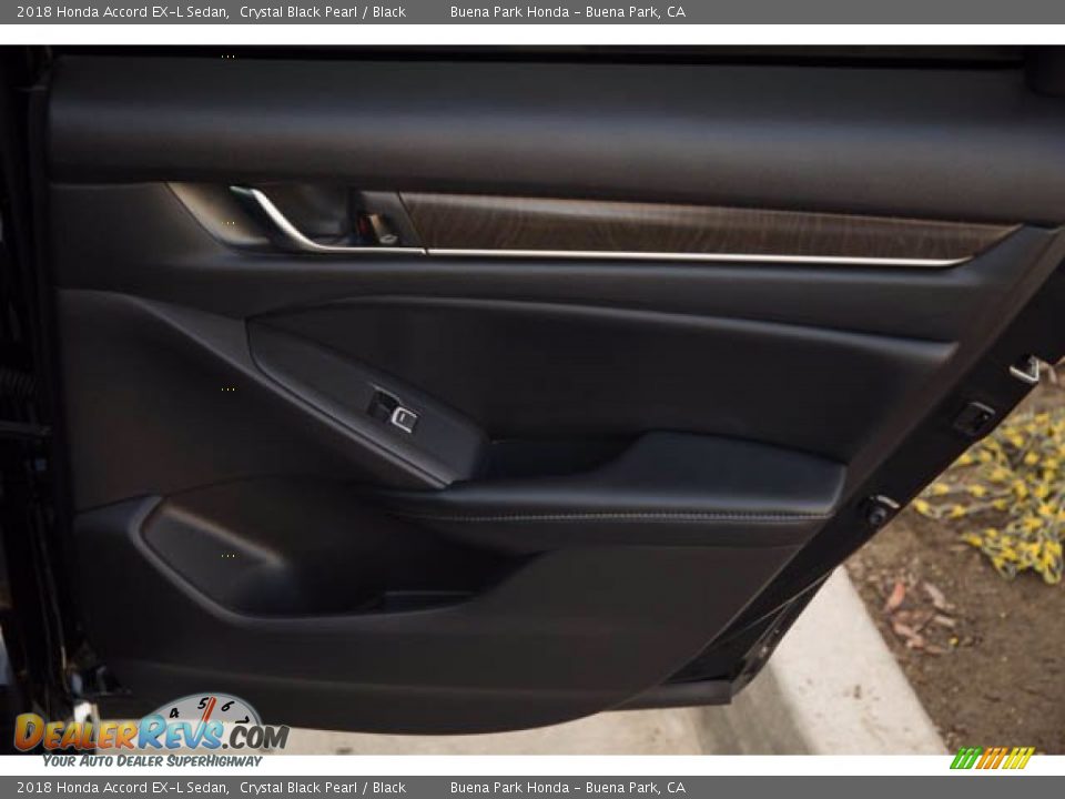 2018 Honda Accord EX-L Sedan Crystal Black Pearl / Black Photo #31