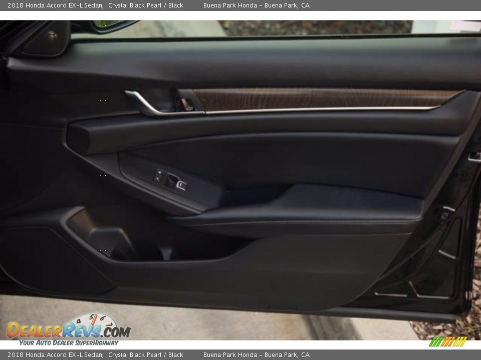 2018 Honda Accord EX-L Sedan Crystal Black Pearl / Black Photo #32