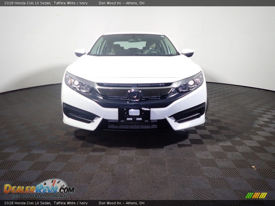 2018 Honda Civic LX Sedan Taffeta White / Ivory Photo #15