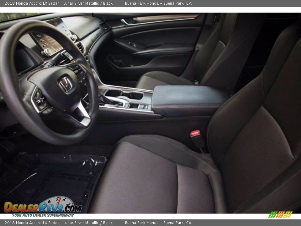 2018 Honda Accord LX Sedan Lunar Silver Metallic / Black Photo #3