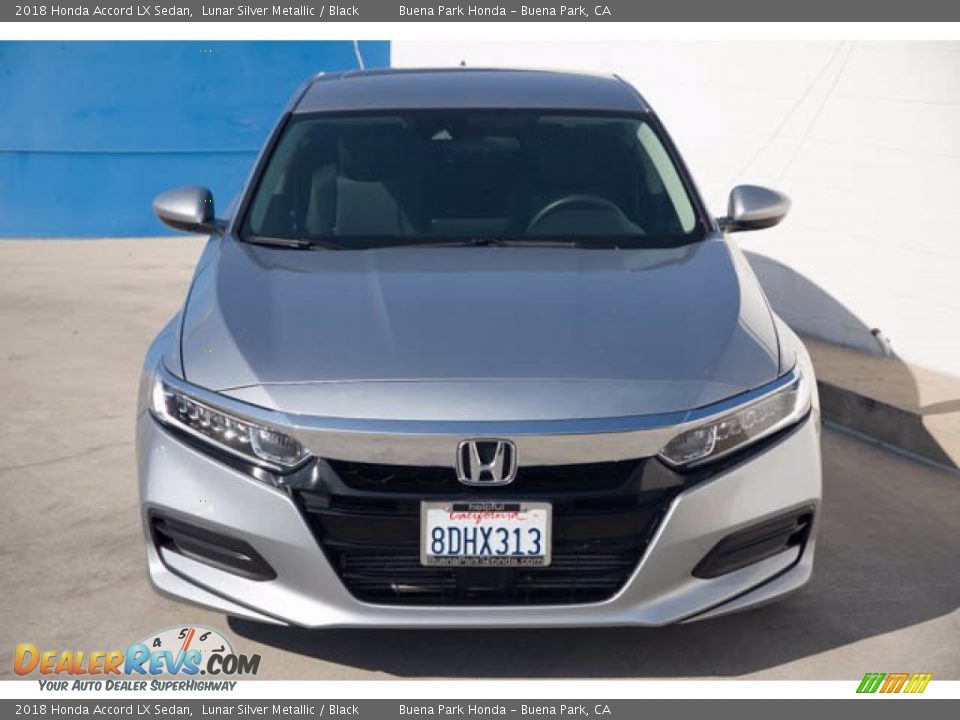 2018 Honda Accord LX Sedan Lunar Silver Metallic / Black Photo #7