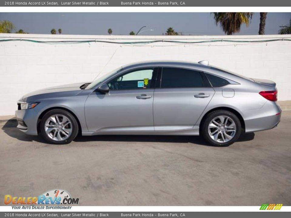 2018 Honda Accord LX Sedan Lunar Silver Metallic / Black Photo #10