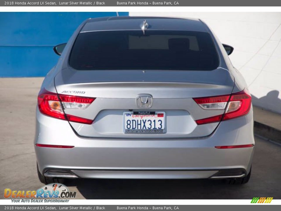 2018 Honda Accord LX Sedan Lunar Silver Metallic / Black Photo #11