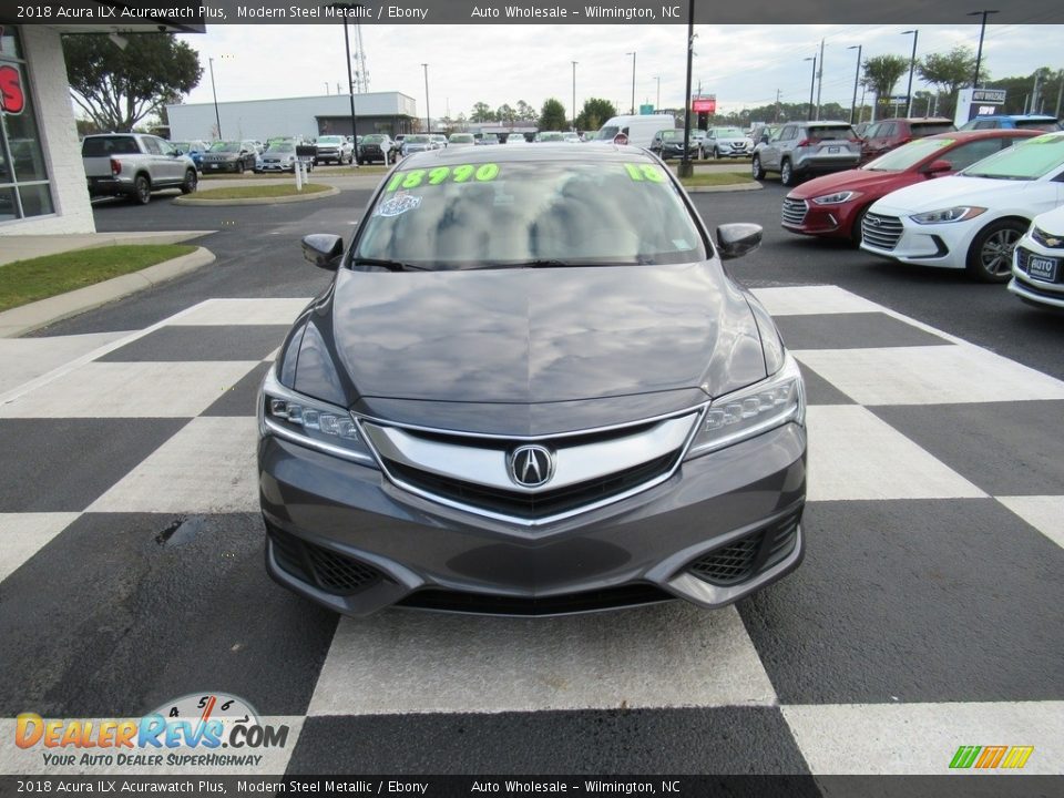 2018 Acura ILX Acurawatch Plus Modern Steel Metallic / Ebony Photo #2