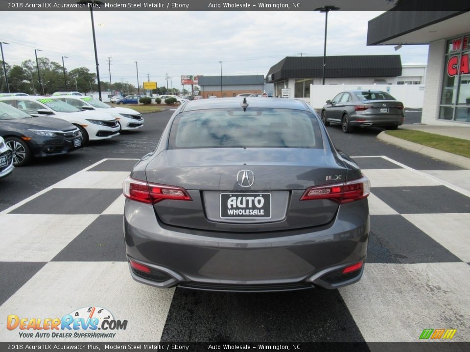 2018 Acura ILX Acurawatch Plus Modern Steel Metallic / Ebony Photo #4