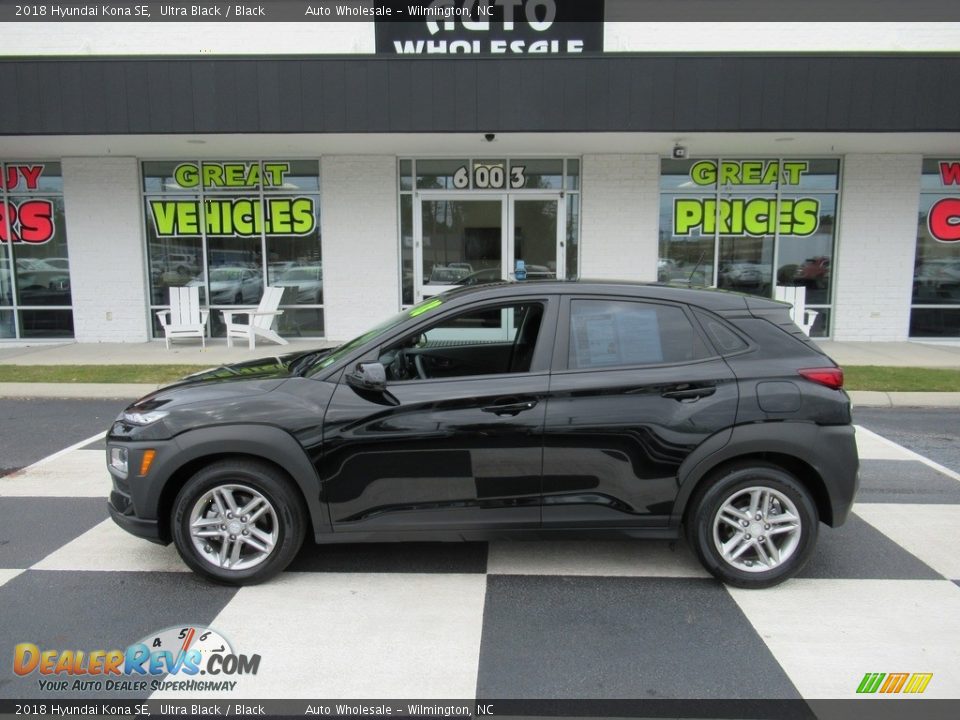 2018 Hyundai Kona SE Ultra Black / Black Photo #1