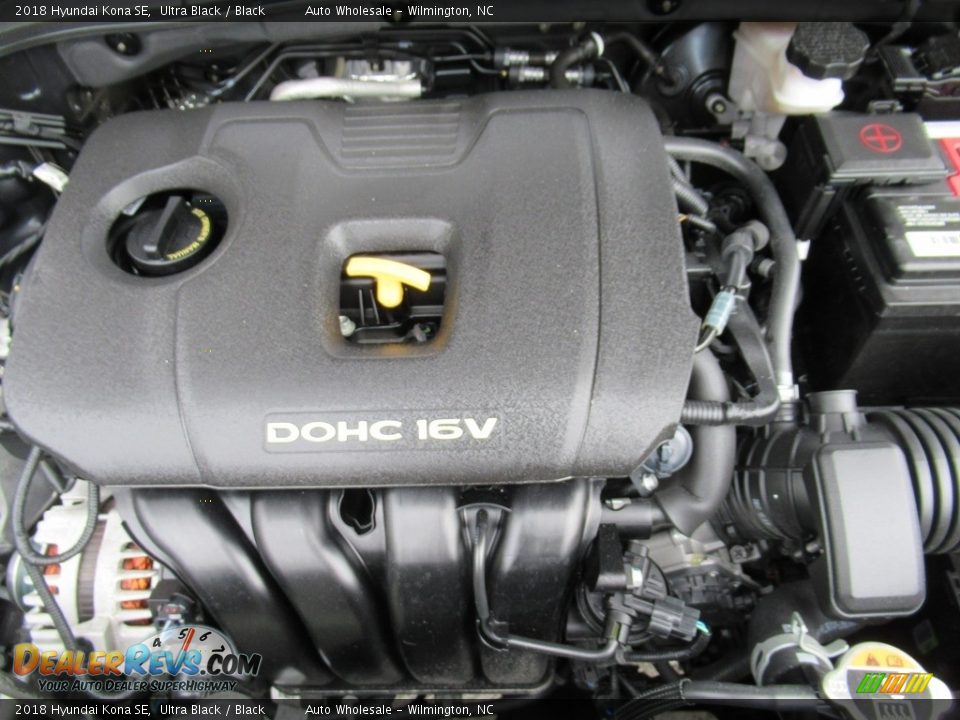 2018 Hyundai Kona SE Ultra Black / Black Photo #6