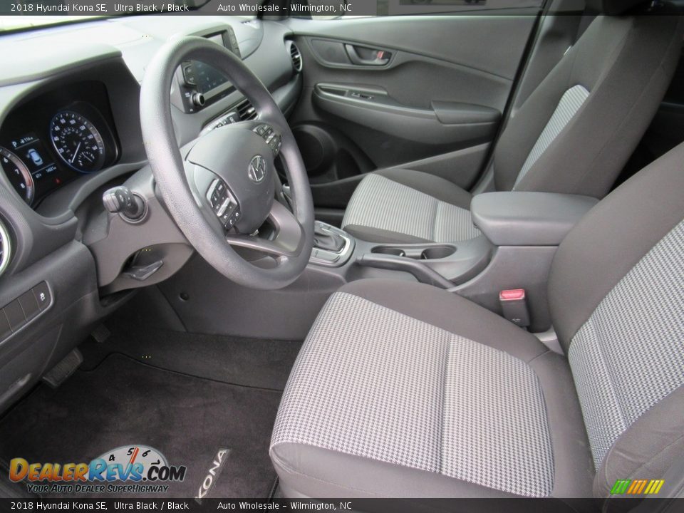 2018 Hyundai Kona SE Ultra Black / Black Photo #11