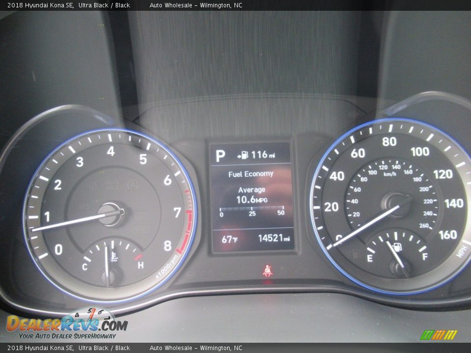 2018 Hyundai Kona SE Ultra Black / Black Photo #16