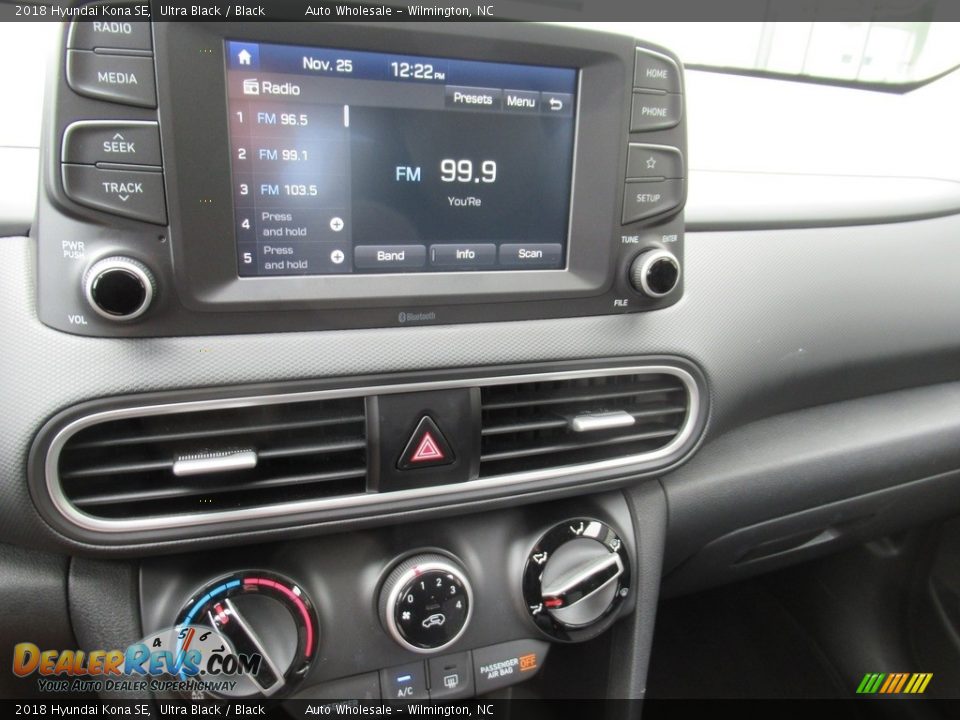 2018 Hyundai Kona SE Ultra Black / Black Photo #17