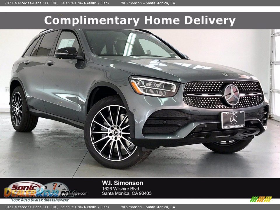 2021 Mercedes-Benz GLC 300 Selenite Gray Metallic / Black Photo #1