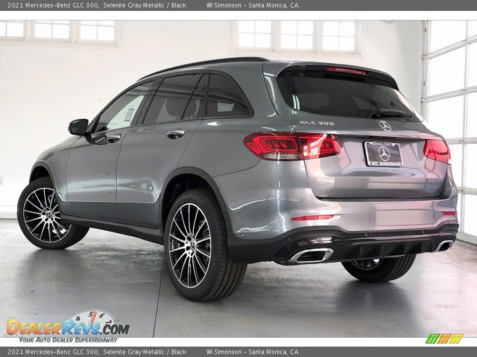 2021 Mercedes-Benz GLC 300 Selenite Gray Metallic / Black Photo #2