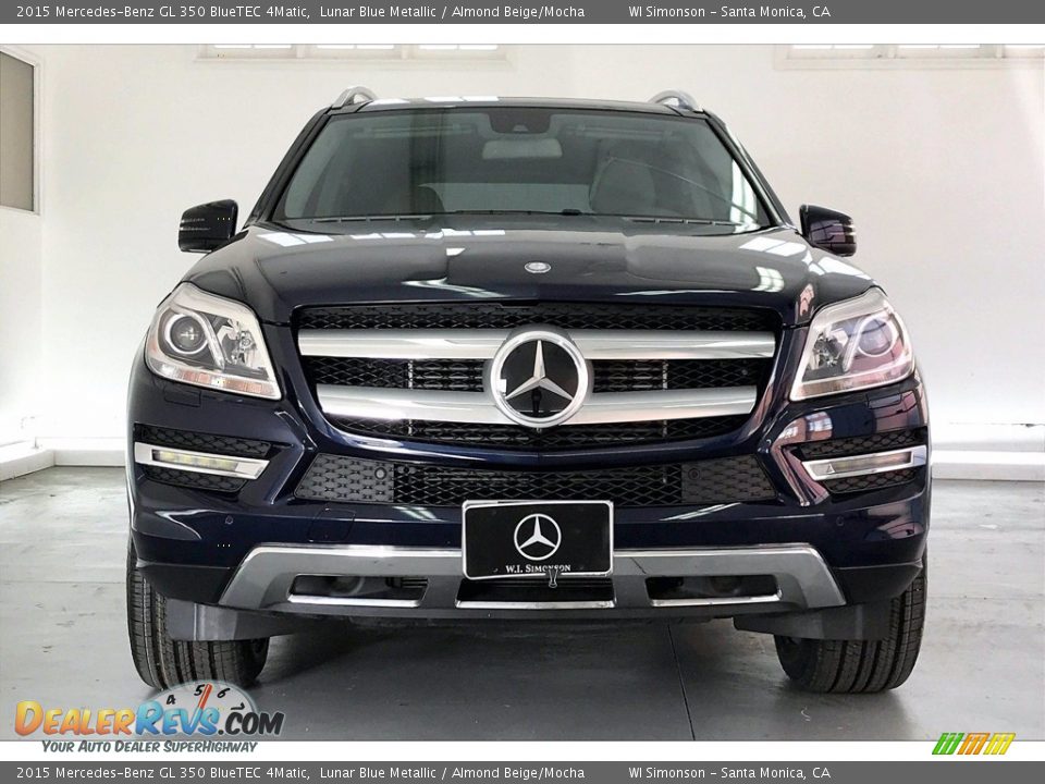 2015 Mercedes-Benz GL 350 BlueTEC 4Matic Lunar Blue Metallic / Almond Beige/Mocha Photo #2