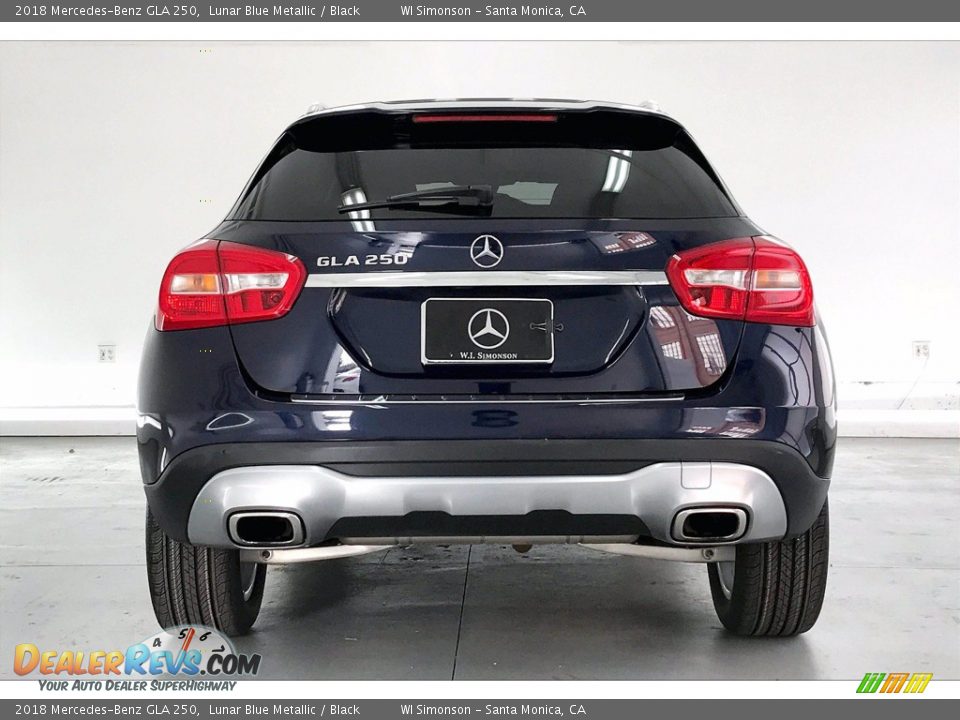 2018 Mercedes-Benz GLA 250 Lunar Blue Metallic / Black Photo #3