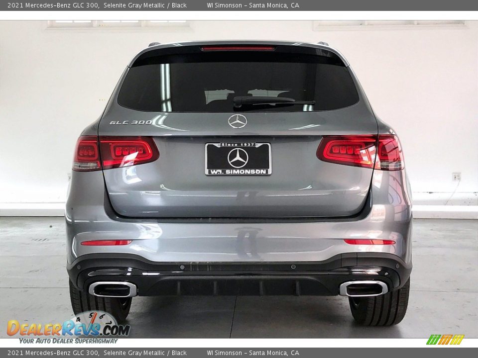 2021 Mercedes-Benz GLC 300 Selenite Gray Metallic / Black Photo #3