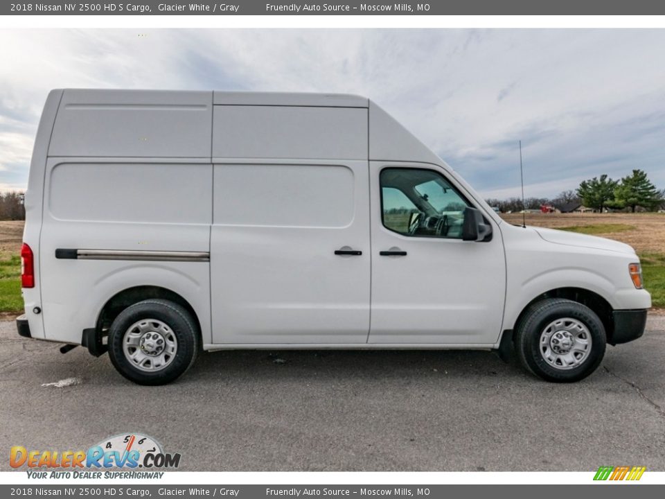 2018 Nissan NV 2500 HD S Cargo Glacier White / Gray Photo #3