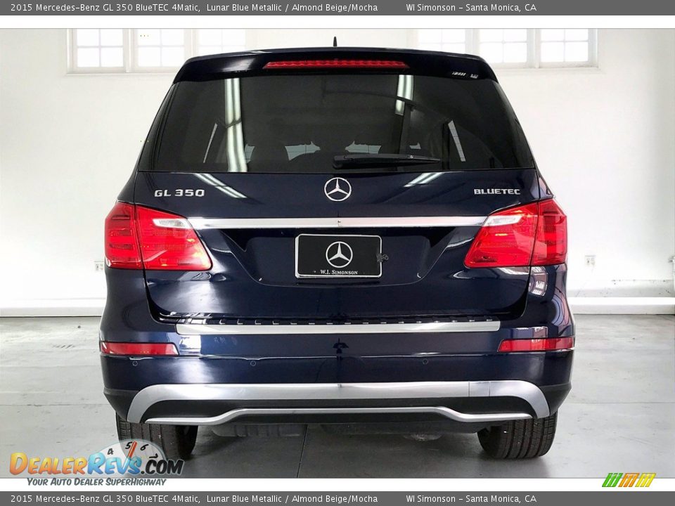 2015 Mercedes-Benz GL 350 BlueTEC 4Matic Lunar Blue Metallic / Almond Beige/Mocha Photo #3