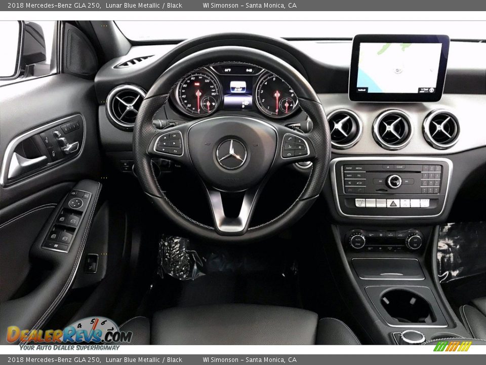 2018 Mercedes-Benz GLA 250 Lunar Blue Metallic / Black Photo #4