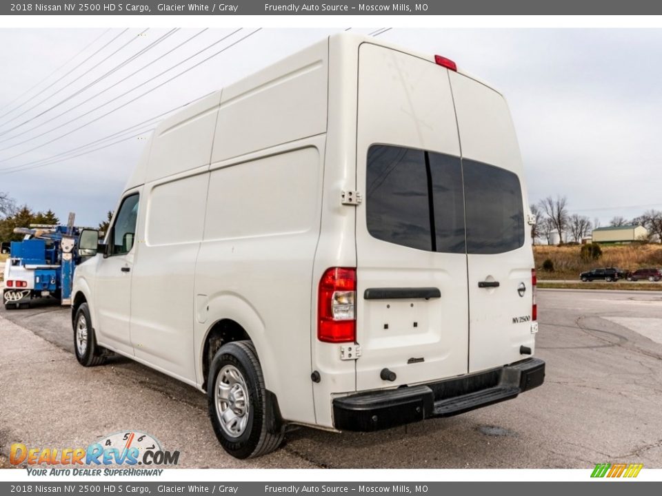 2018 Nissan NV 2500 HD S Cargo Glacier White / Gray Photo #6