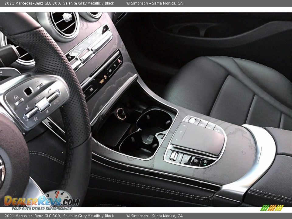 2021 Mercedes-Benz GLC 300 Selenite Gray Metallic / Black Photo #7
