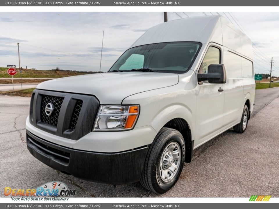 2018 Nissan NV 2500 HD S Cargo Glacier White / Gray Photo #8