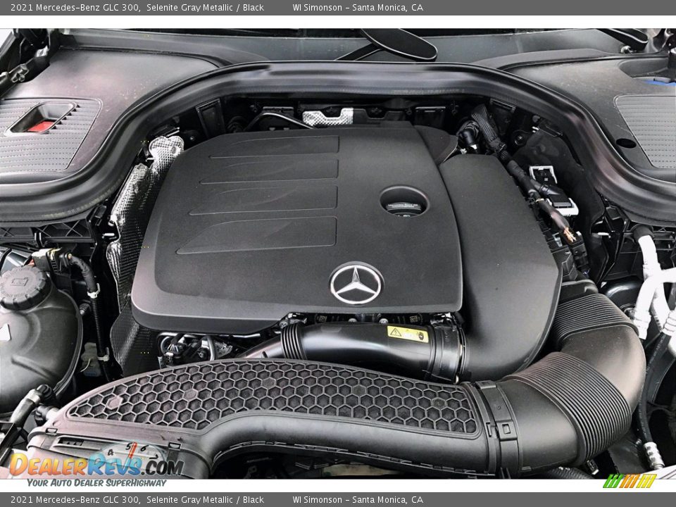 2021 Mercedes-Benz GLC 300 Selenite Gray Metallic / Black Photo #8