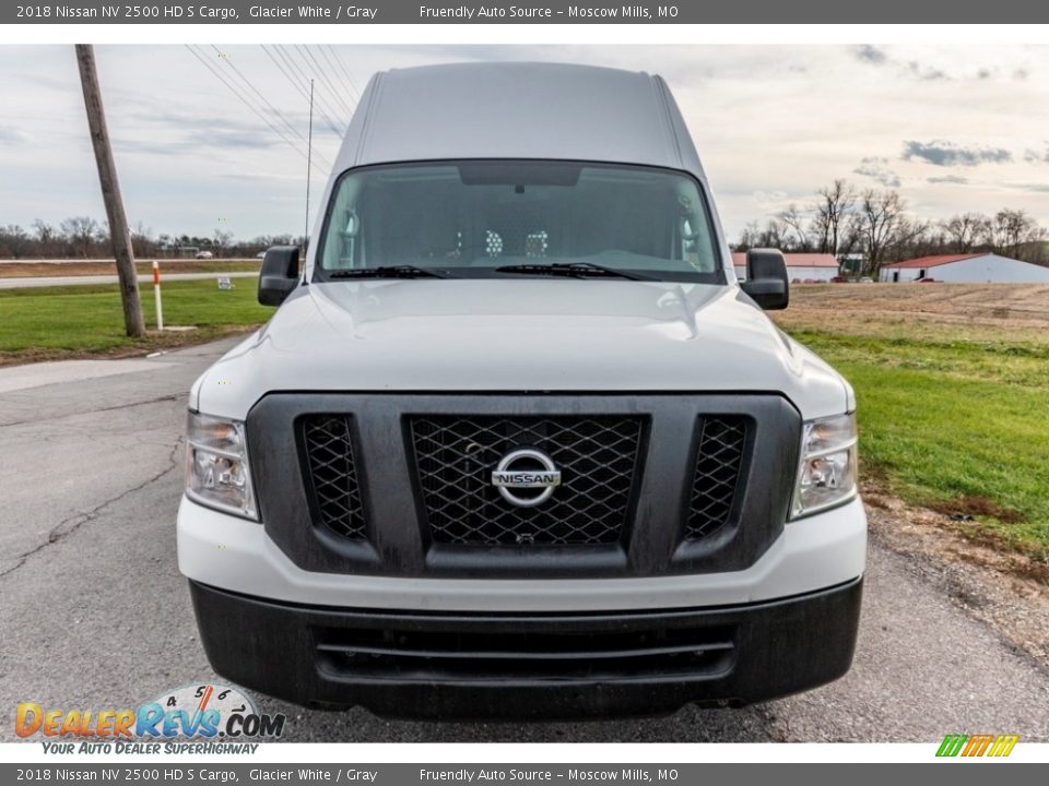 2018 Nissan NV 2500 HD S Cargo Glacier White / Gray Photo #9