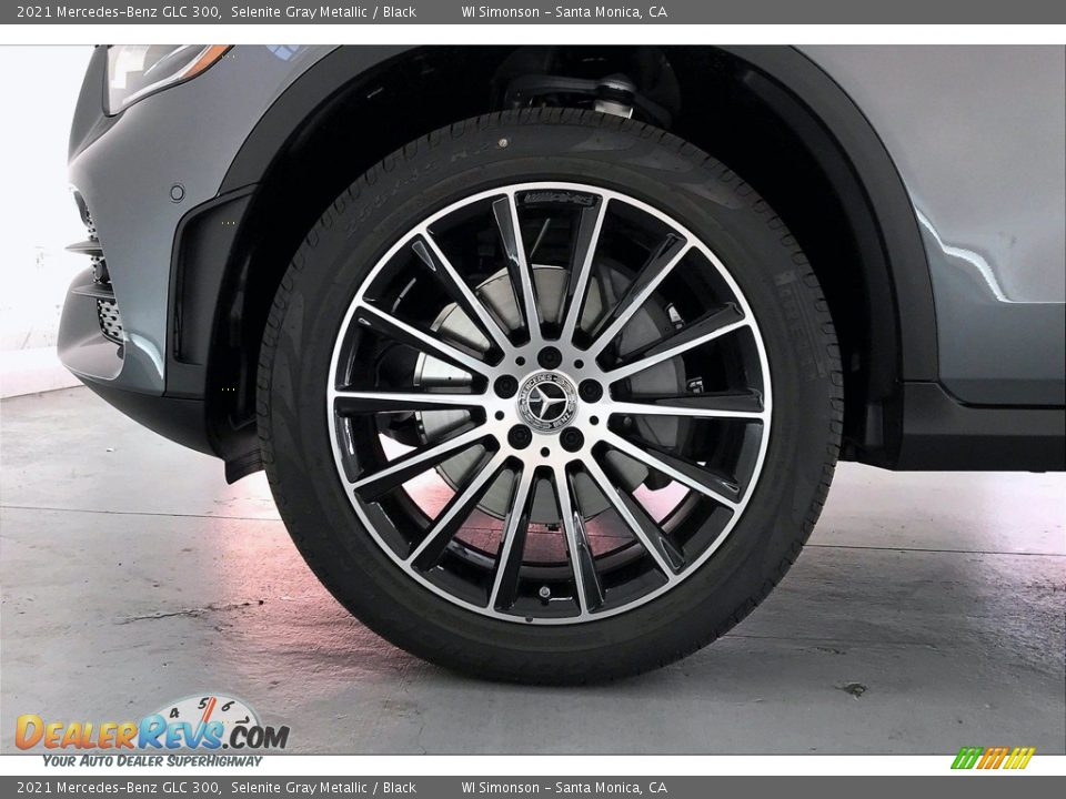 2021 Mercedes-Benz GLC 300 Selenite Gray Metallic / Black Photo #9