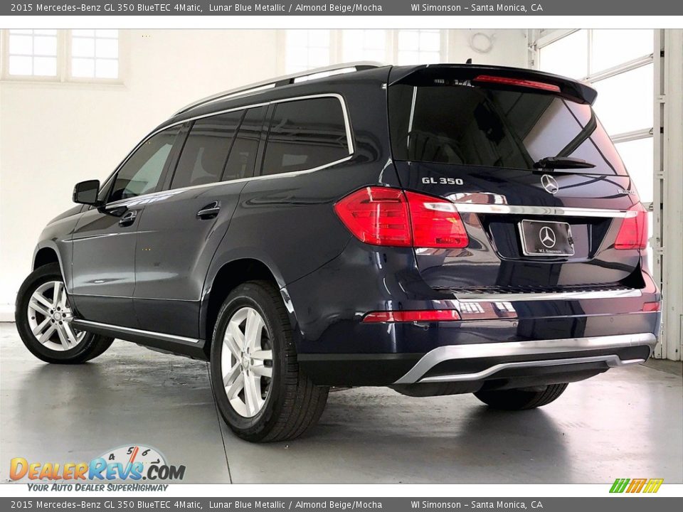 2015 Mercedes-Benz GL 350 BlueTEC 4Matic Lunar Blue Metallic / Almond Beige/Mocha Photo #10