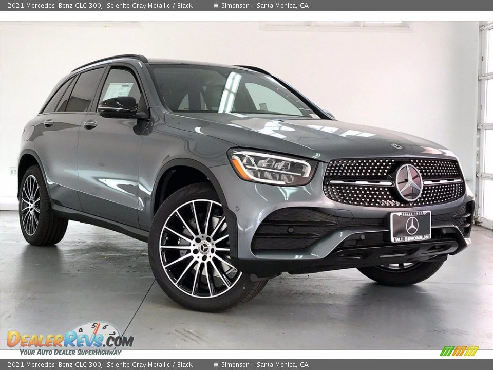 2021 Mercedes-Benz GLC 300 Selenite Gray Metallic / Black Photo #12