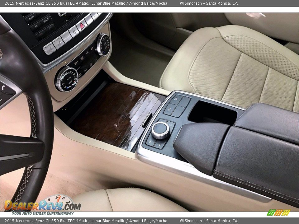 2015 Mercedes-Benz GL 350 BlueTEC 4Matic Lunar Blue Metallic / Almond Beige/Mocha Photo #17