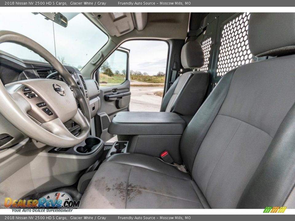 2018 Nissan NV 2500 HD S Cargo Glacier White / Gray Photo #18