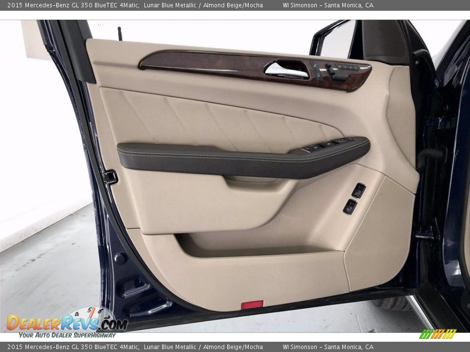 2015 Mercedes-Benz GL 350 BlueTEC 4Matic Lunar Blue Metallic / Almond Beige/Mocha Photo #26