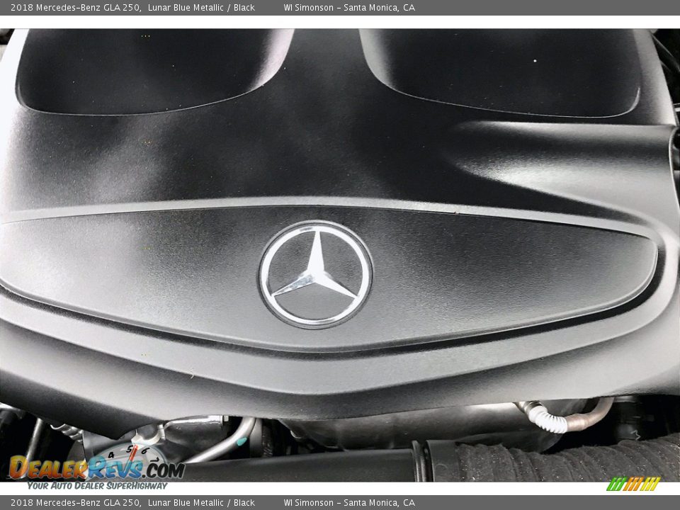2018 Mercedes-Benz GLA 250 Lunar Blue Metallic / Black Photo #32