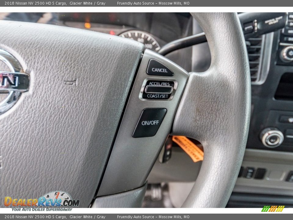 2018 Nissan NV 2500 HD S Cargo Glacier White / Gray Photo #35