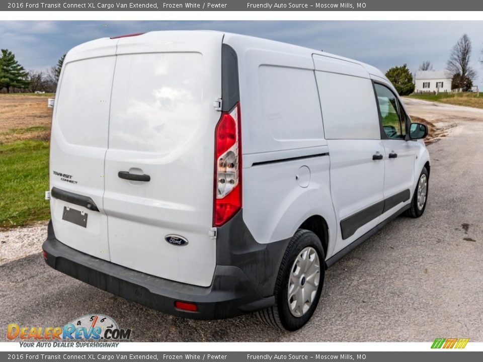 2016 Ford Transit Connect XL Cargo Van Extended Frozen White / Pewter Photo #4