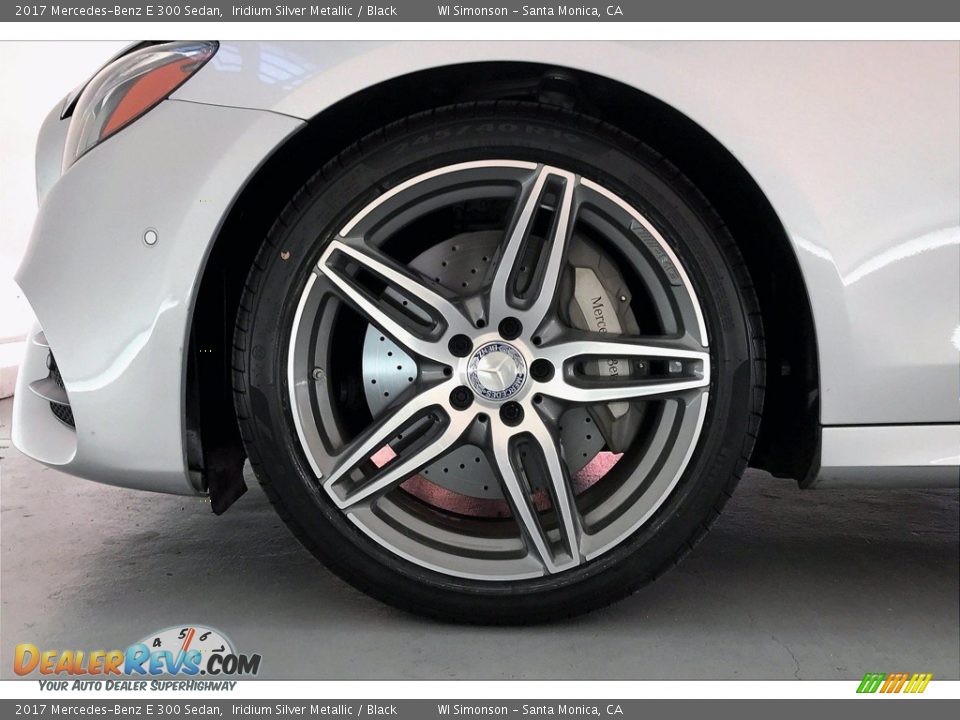 2017 Mercedes-Benz E 300 Sedan Iridium Silver Metallic / Black Photo #8