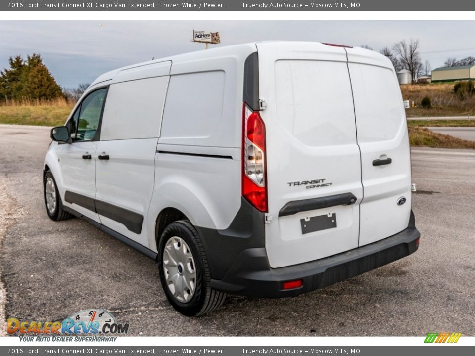 2016 Ford Transit Connect XL Cargo Van Extended Frozen White / Pewter Photo #6